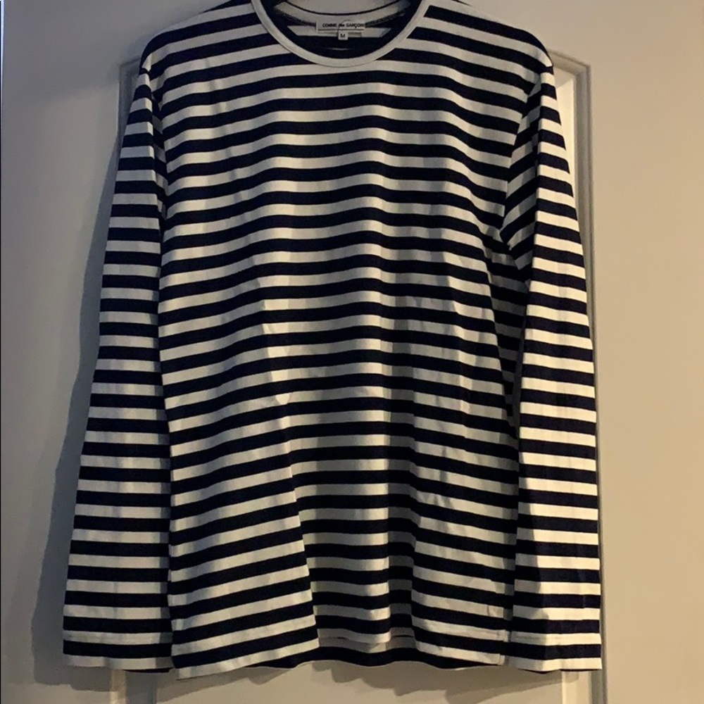 Comme des garçon striped T-shirt sz M